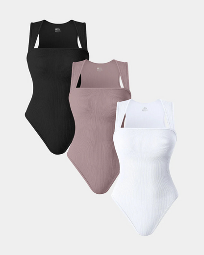 Tummy Control Bodysuits - Set of 3