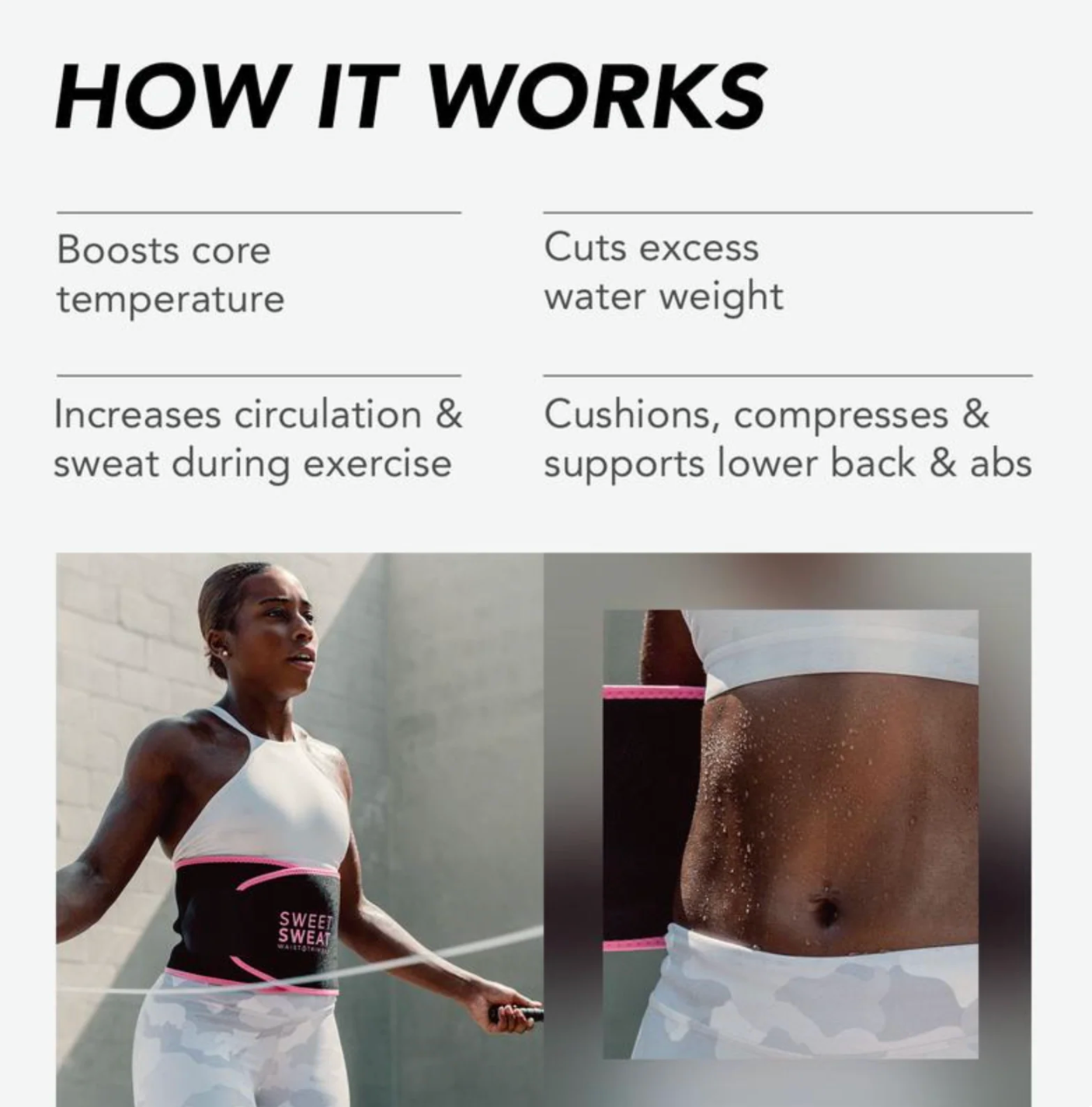 Sweet Sweat Waist Trainer - See The Difference in Days